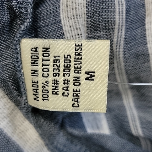 Dylan Woven Stripe Tie Top / Size M.NWOT - Picture 5 of 11